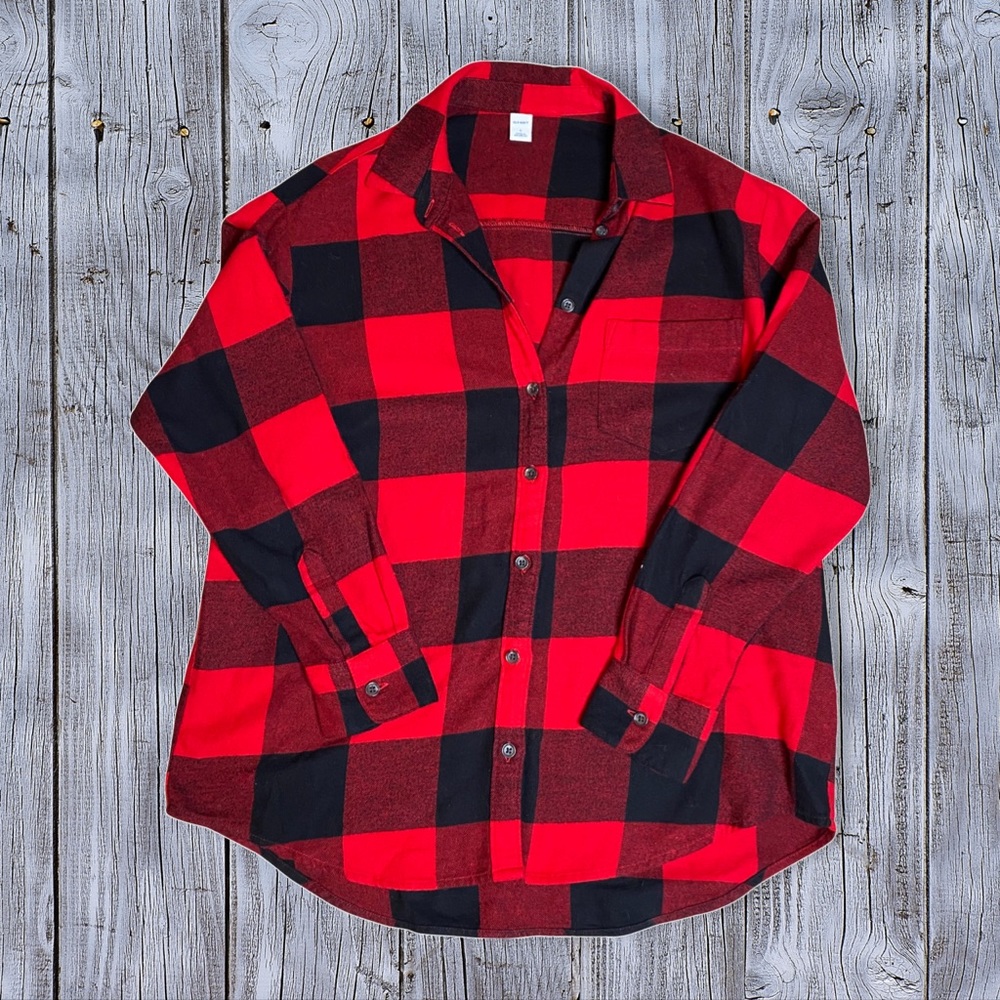 Old Navy Flannel Button Down Shirt